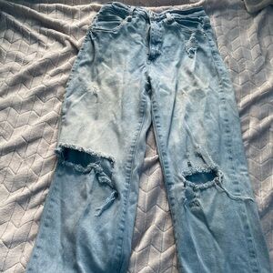 Fashion nova boyfriend jeans, worn a couple of times